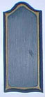 Blue calendar frame.