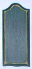 Green calendar frame.